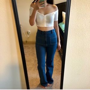 🆕🆕🆕 [F21] HIGH-WAISTED FLARE JEANS